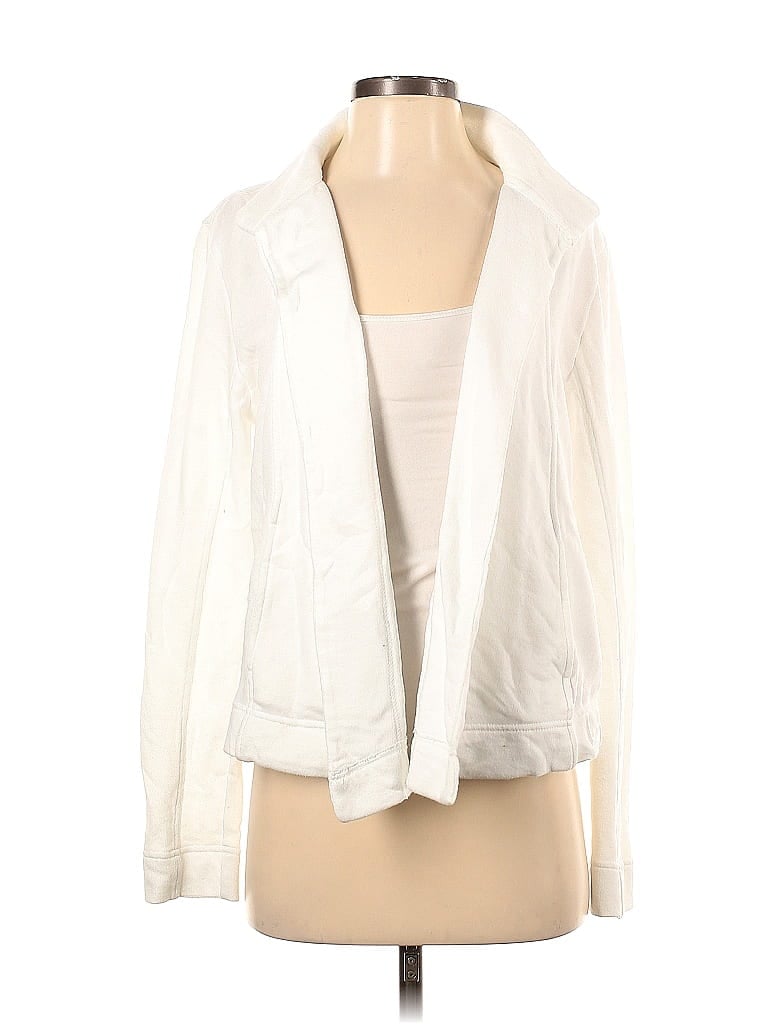 Click to view more detailed imagery on our partner's website Pre-owned Caslon Cardigan Sweater In White