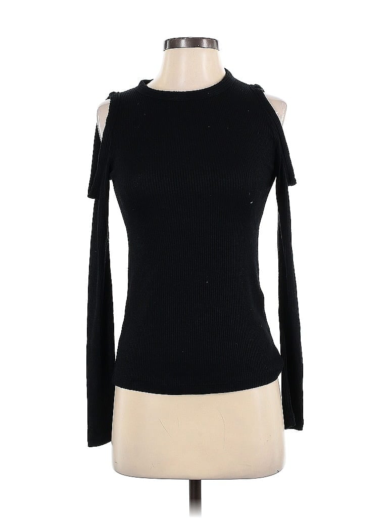 Pre-owned Rag & Bone Long Sleeve Top In Black