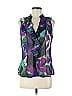 Express Design Studio 100% Polyester Purple Sleeveless Blouse Size M - photo 1