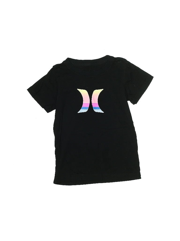 Hurley 100% Cotton Black Short Sleeve T-Shirt Size 6 (big kids) - photo 1