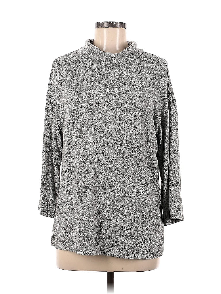 Pre-owned Gap Turtleneck Sweater In Gray