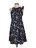 Thakoon Collective 100% Polyester Print Blue Cocktail Dress Size 0 - photo 1