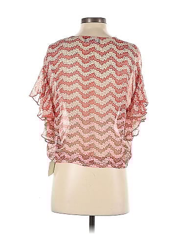 The Kooples Short Sleeve Silk Top (view 2)