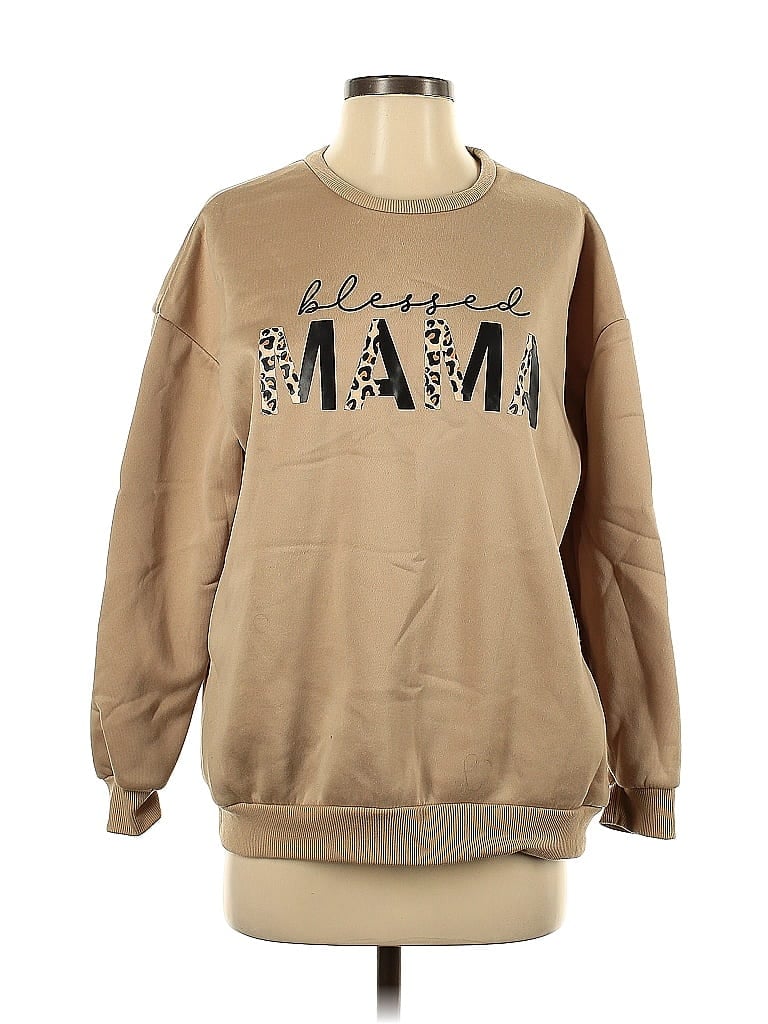 Pre-owned Shein Sweatshirt In Brown