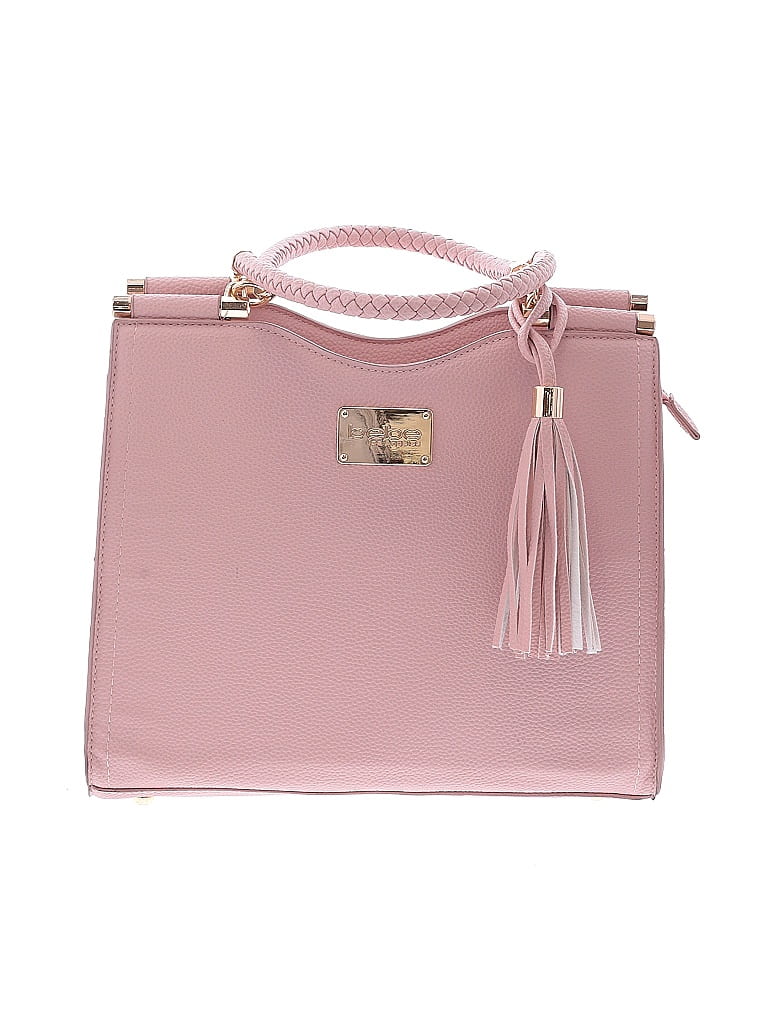 Bebe 100% Polyurethane Solid Pink Shoulder Bag One Size - 69% off | ThredUp