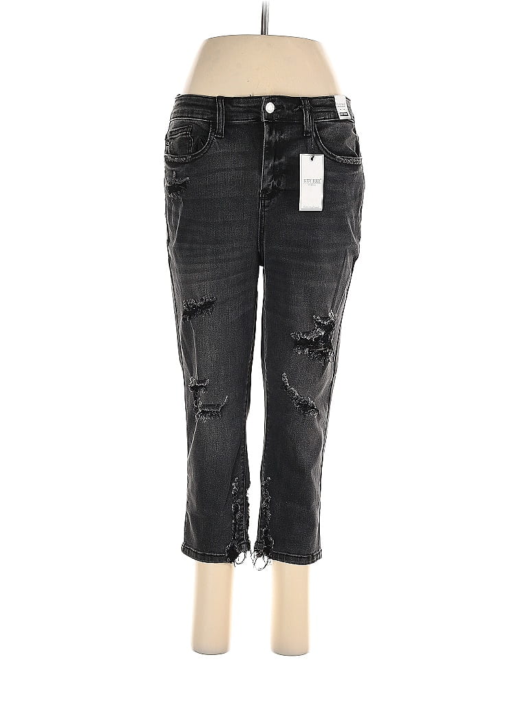 Judy Blue Graphic Black Jeans Size 9 - photo 1
