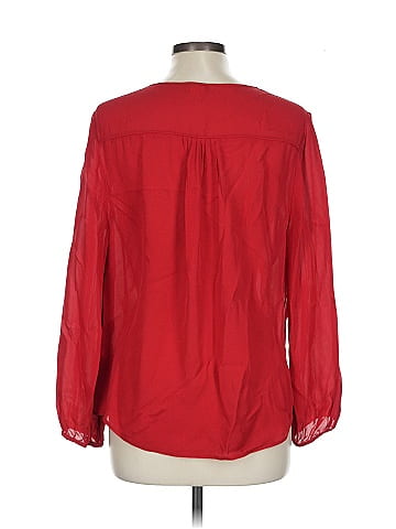 Joie Long Sleeve Silk Top (view 2)