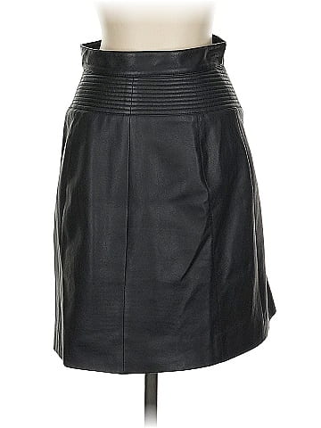 Karen Millen Faux Leather Skirt (view 1)