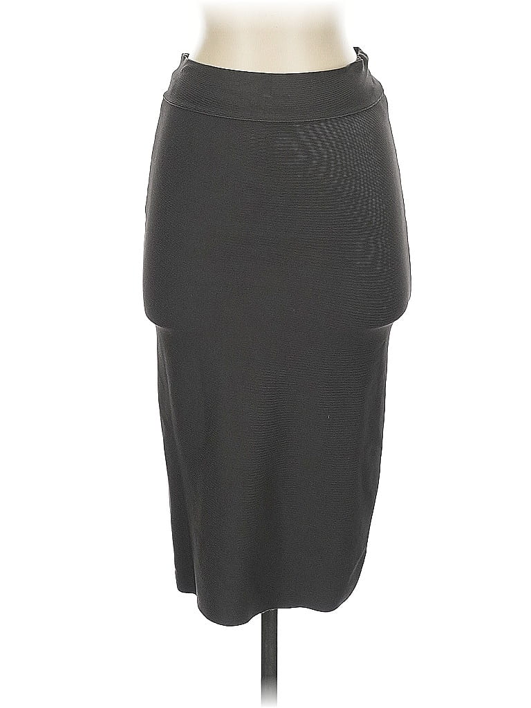 Pre-owned Bcbgmaxazria Casual Skirt In Gray