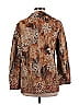 Chico's Print Brown Blazer Size Med (1) - photo 2