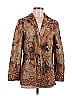 Chico's Print Brown Blazer Size Med (1) - photo 1