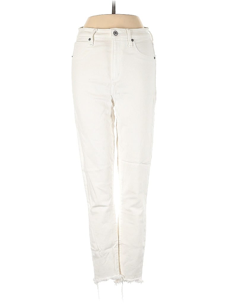 Pre-owned Abercrombie & Fitch Jeans In White