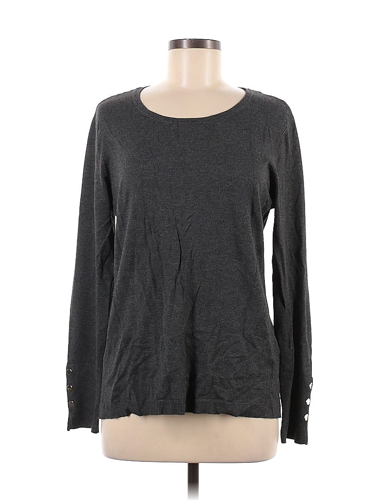 Click to view more detailed imagery on our partner's website Pre-owned Jm Collection Pullover Sweater In Gray