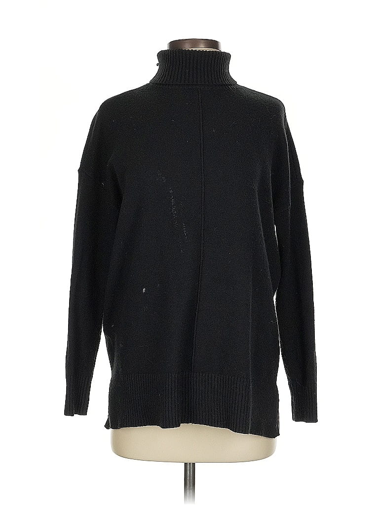 Pre-owned Ann Taylor Turtleneck Sweater In Black