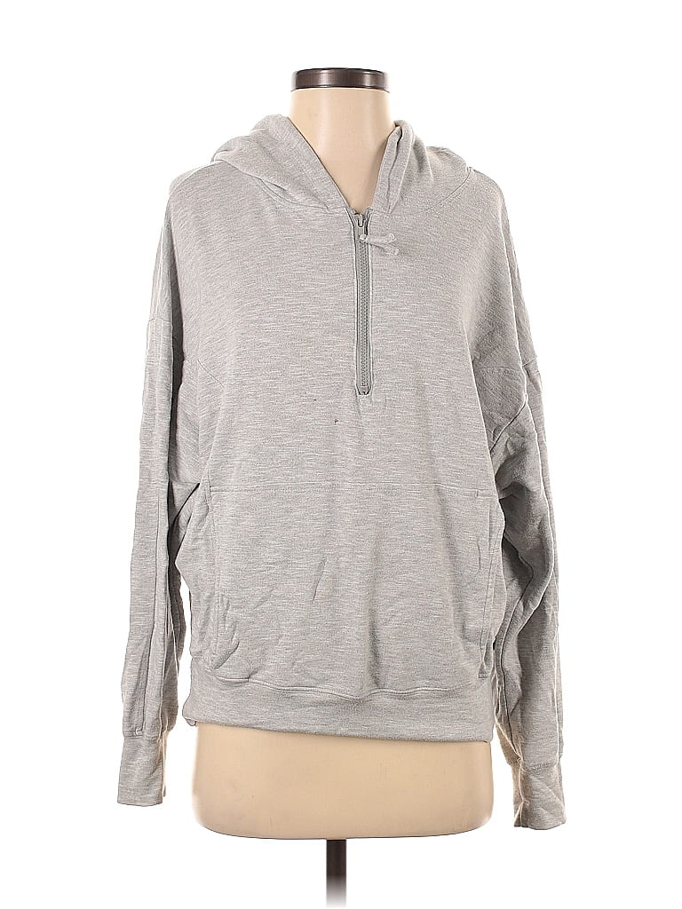 Pre-owned Lulus Pullover Hoodie In Gray