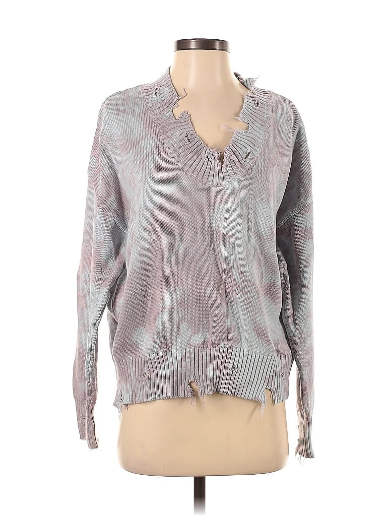 Pre-owned Lulus Pullover Sweater In Gray