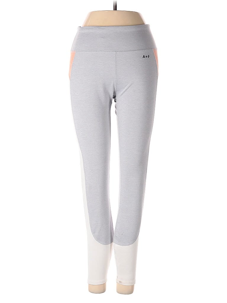 Pre-owned Abercrombie & Fitch Active Pants In Gray