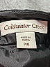 Coldwater Creek 100% Polyester Chevron-herringbone Black Formal Skirt Size 10 (petite) - photo 3