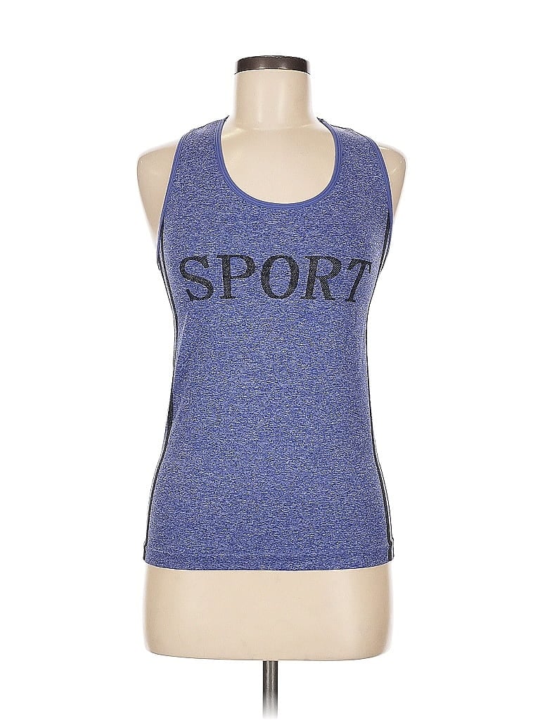 Pre-owned Assorted Brands Active Tank Top In Blue