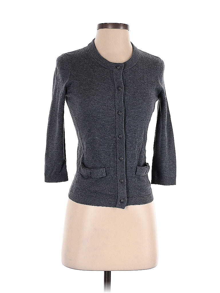 Kate Spade New York Gray Wool Cardigan Size XXS - photo 1