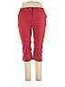 St. John Red Casual Pants Size 14 - photo 1