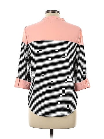 Ashley Blue 3/4 Sleeve Blouse (view 2)