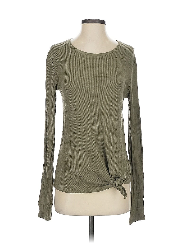 Pre-owned Generation Love Long Sleeve T-shirt In Green