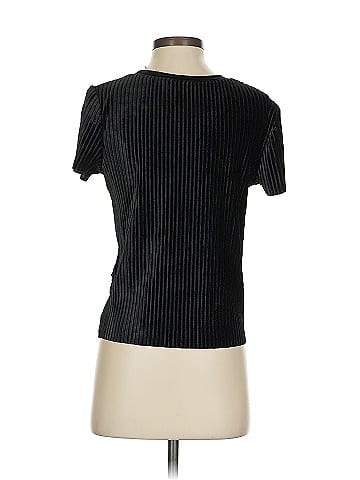 Aqua Short Sleeve Blouse (view 2)