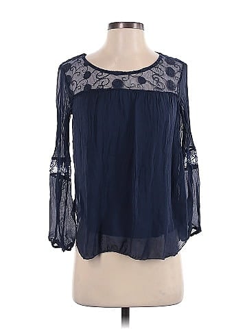 Carla Conti 3/4 Sleeve Silk Top (view 1)