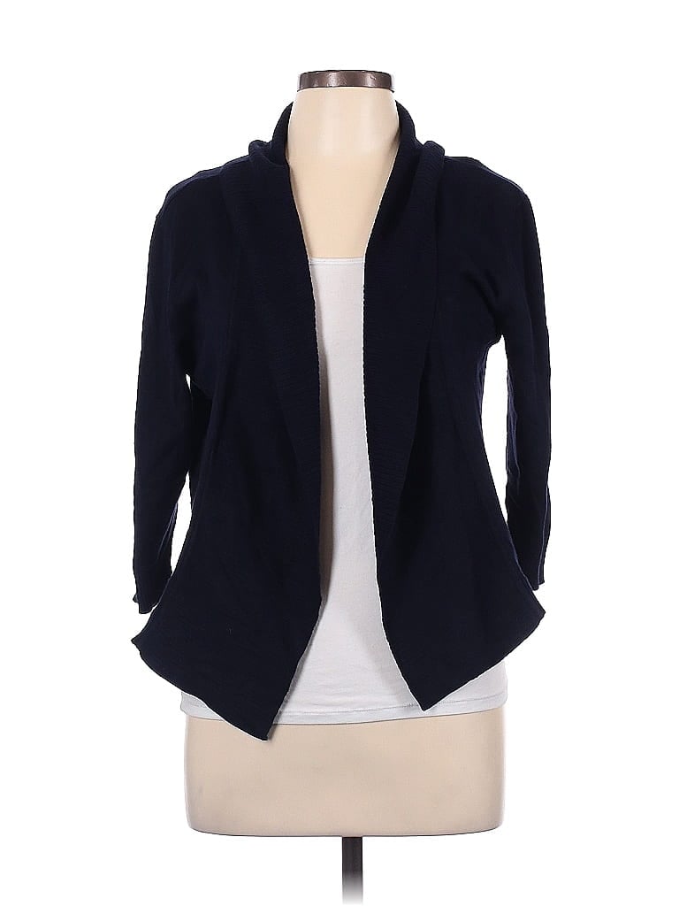 Pre-owned 89th & Madison Cardigan Sweater In Blue