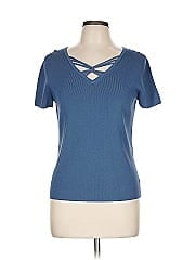 Cable & Gauge Short Sleeve Top