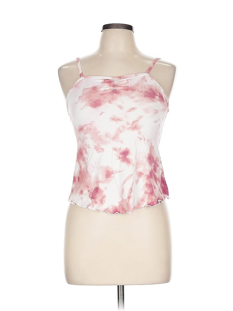 Pre-owned Abercrombie Tank Top Pink Strapless Neckline Tops