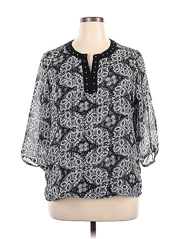 Cathy Daniels 3/4 Sleeve Blouse (view 1)