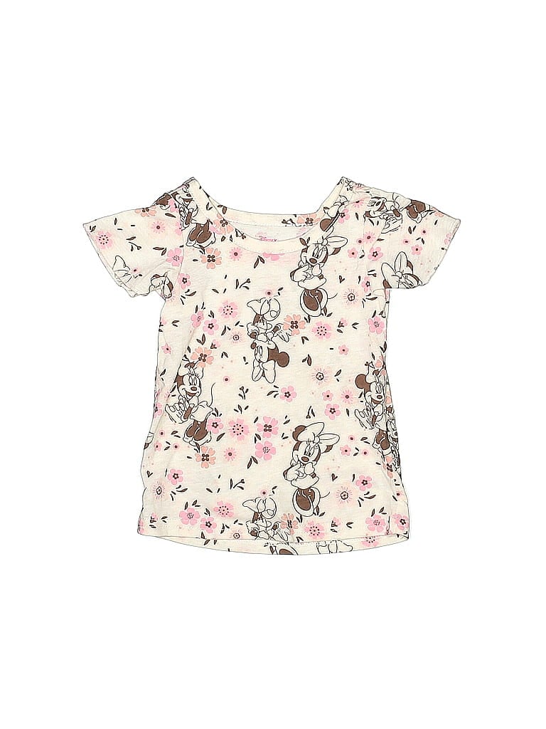 Pre-owned Disney Babies' Short Sleeve T-shirt In White