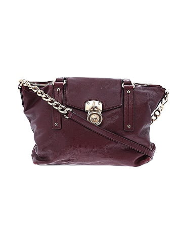 MICHAEL Michael Kors Leather Satchel (view 1)