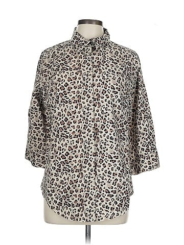 Cathy 3/4 Sleeve Button-Down Shirt (view 1)