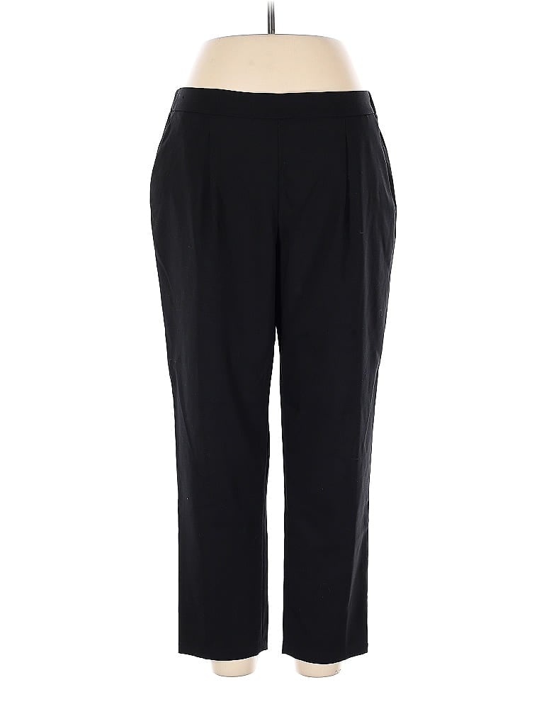 Pre-owned Halogen Casual Pants In Black