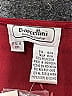 Borcellini 100% Polyester Burgundy Short Sleeve Blouse Size 13 - photo 3