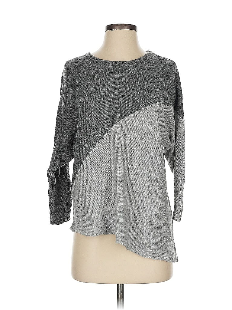 Pre-owned Market & Spruce Pullover Sweater In Gray