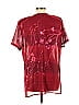 Borcellini 100% Polyester Burgundy Short Sleeve Blouse Size 13 - photo 2