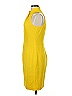 Black Halo Solid Yellow Cocktail Dress Size 6 - photo 5