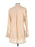 Figue 100% Cotton Metallic Tan Long Sleeve Blouse Size S - photo 2