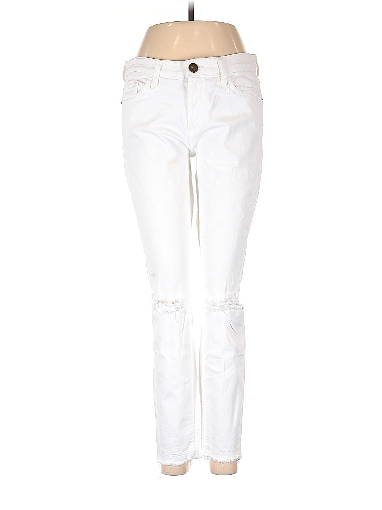 Pre-owned Current Elliott Jeans In White