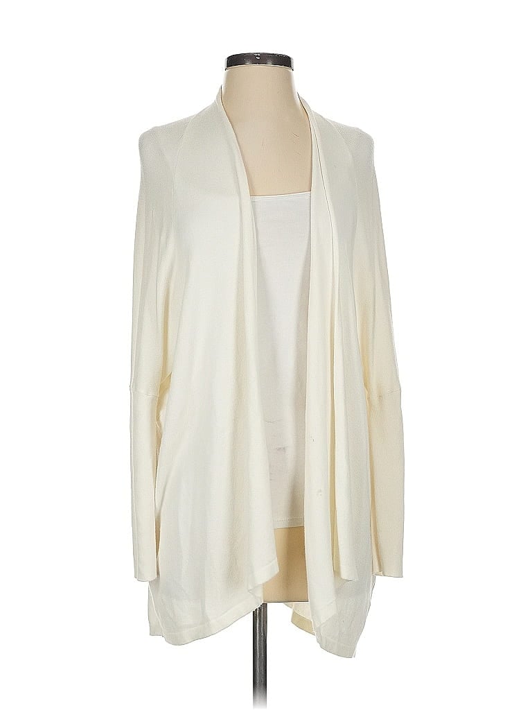 Click to view more detailed imagery on our partner's website Pre-owned Joan Vass Cardigan Sweater In White