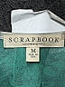 Scrapbook 100% Nylon Teal Sleeveless Blouse Size M - photo 3