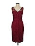 David Meister Burgundy Cocktail Dress Size 6 - photo 1