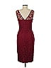 David Meister Burgundy Cocktail Dress Size 6 - photo 2