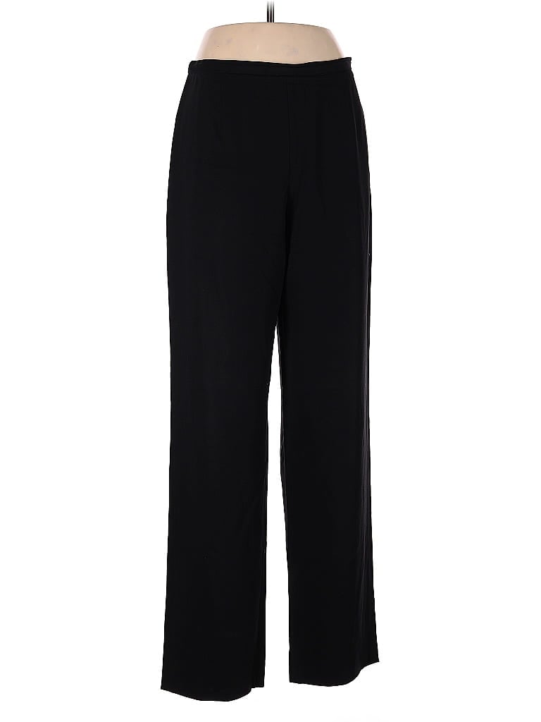 Giorgio Armani Black Wool Pants Size EU (IT) 44 / US 8 - photo 1