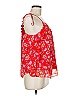 Aqua 100% Polyester Red Sleeveless Blouse Size M - photo 4