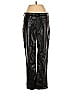 Gap 100% Polyester Black Faux Leather Pants Size 4 - photo 1